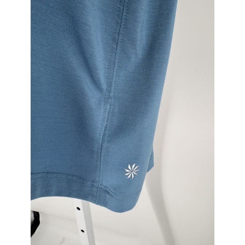 Athleta Women’s Blue Oversized Short Sleeve Tee XL Relaxed Casual Basic Top - Picture 2 of 5
